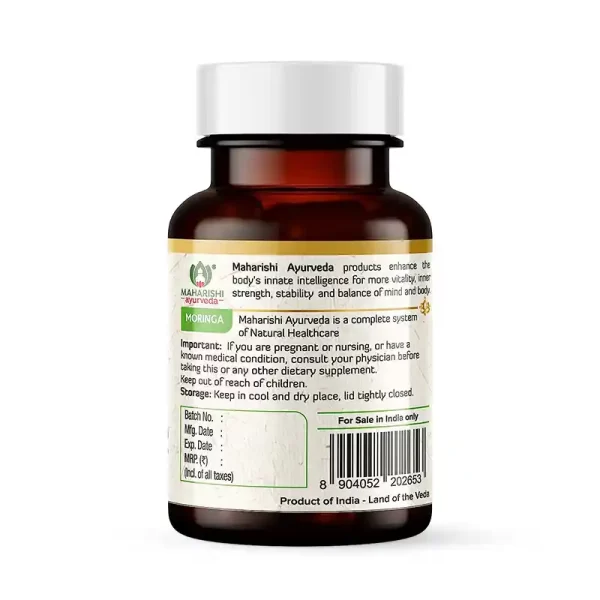 maharishi ayurveda organic moringa tablets 60s 2