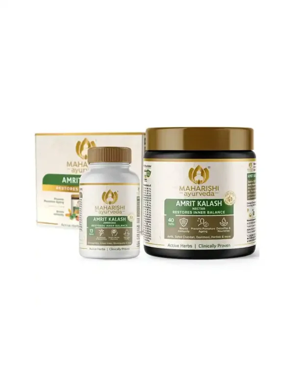 maharishi amrit kalash dual pack – paste and tablets