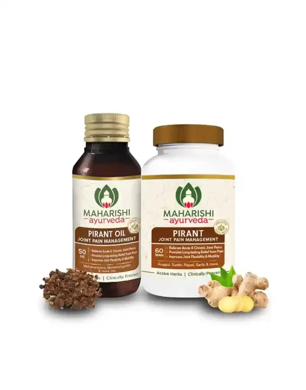 maharishi ayurveda pirant oil & tablets combo