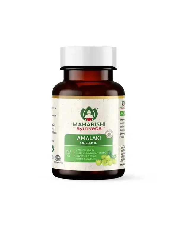 maharishi ayurveda organic amalaki 60 capsules