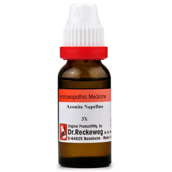 Dr Reckeweg Aconite Napellus Dilution 3X (11ml)