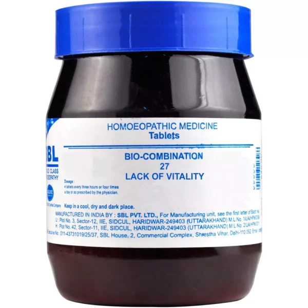SBL Homeopathy Bio Combination 27 Tablets (450g)