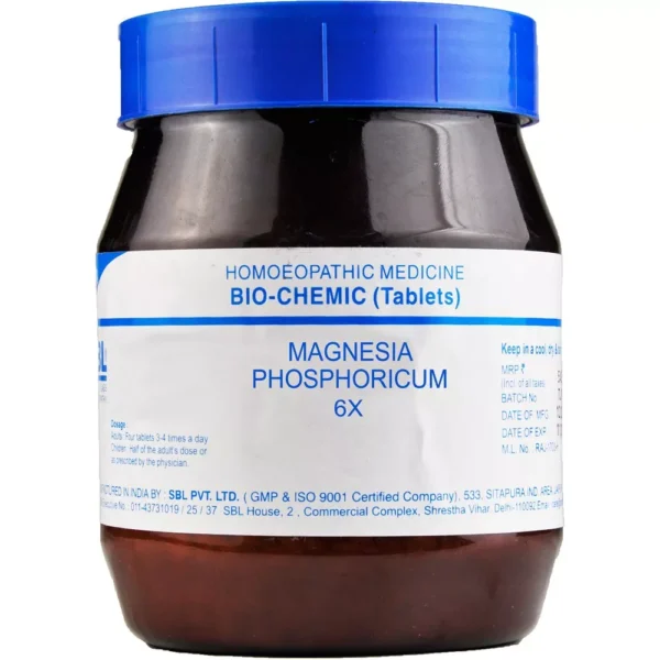 SBL Homeopathy Magnesia Phosphoricum Biochemic Tablets 6X (450g)