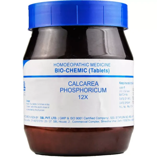 SBL Homeopathy Calcarea Phosphorica Biochemic Tablets 12X (450g)