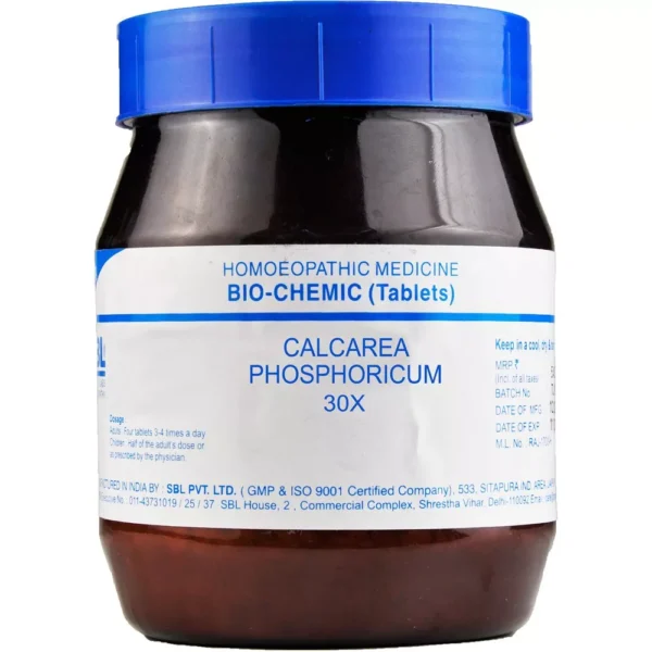 SBL Homeopathy Calcarea Phosphorica Biochemic Tablets 30X (450g)