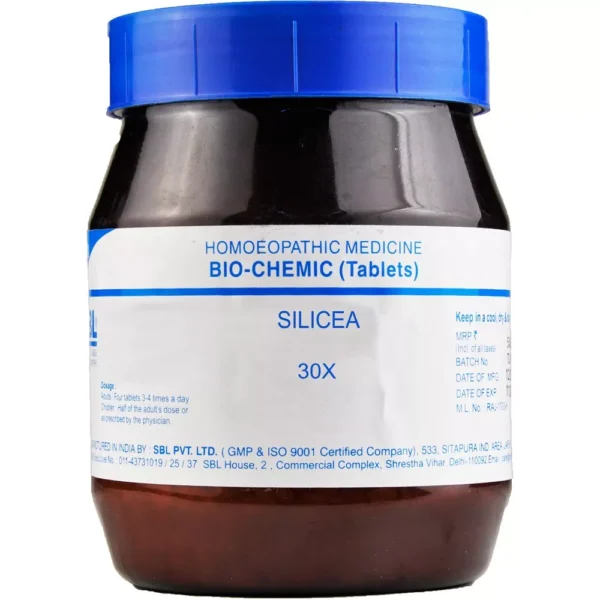 SBL Homeopathy Silicea Biochemic Tablets 30X (450g)