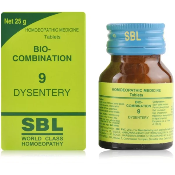 SBL Homeopathy Bio Combination 9 Tablets (25g)