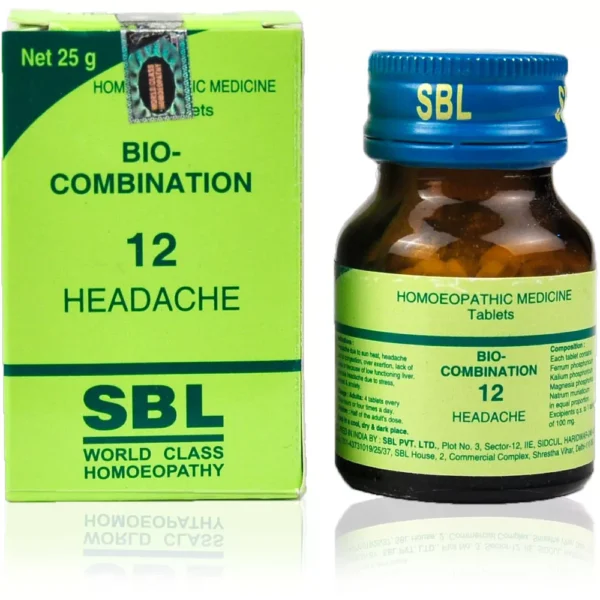 SBL Homeopathy Bio Combination 12 Tablets (25g)