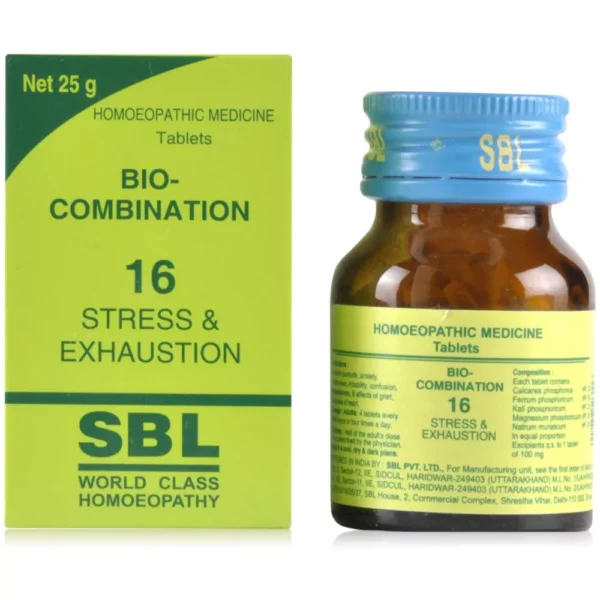 SBL Homeopathy Bio Combination 16 Tablets (25g)