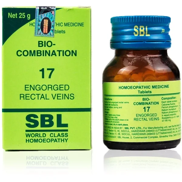 SBL Homeopathy Bio Combination 17 Tablets (25g)
