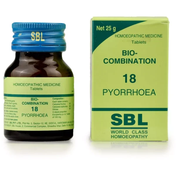 SBL Homeopathy Bio Combination 18 Tablets (25g)