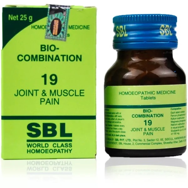 SBL Homeopathy Bio Combination 19 Tablets (25g)
