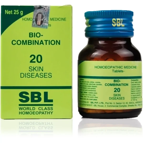 SBL Homeopathy Bio Combination 20 Tablets (25g)