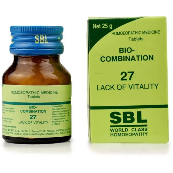 SBL Homeopathy Bio Combination 27 Tablets (25g)
