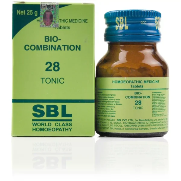 SBL Homeopathy Bio Combination 28 Tablets (25g)