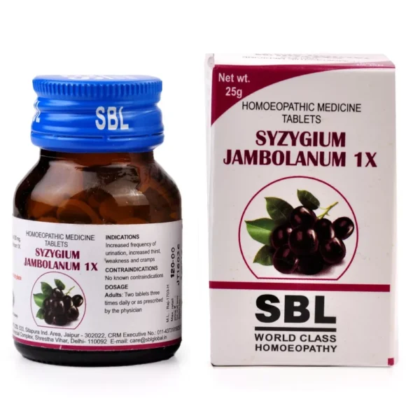 SBL Homeopathy Syzygium Jambolinum 1X Trituration Tablets 25gm