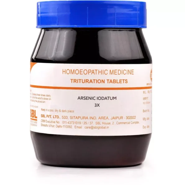 SBL Homeopathy Arsenic Iodatum 3X Trituration Tablets, Arsenic Iodatum 3X sbl, SBL Arsenic Iodatum 3X usa, SBL Arsenic Iodatum 3X ebay, SBL Arsenic Iodatum 3X movingaze