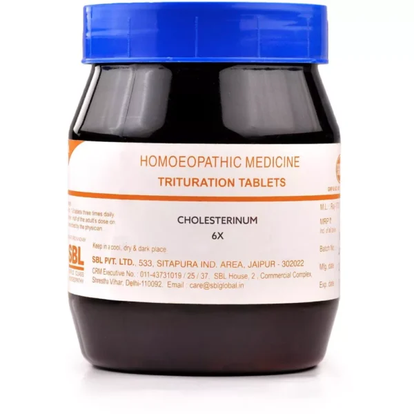 SBL Homeopathy Cholesterinum 6X Trituration Tablets 450gm