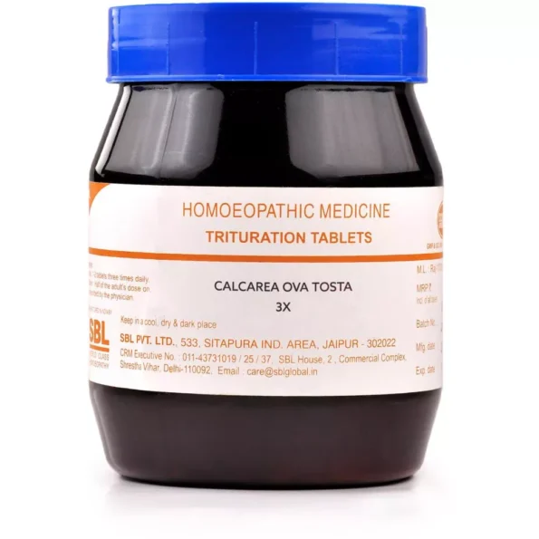 SBL Homeopathy Calcarea Ova Tosta 3X Trituration Tablets, Calcarea Ova Tosta 3X sbl, SBL Calcarea Ova Tosta 3X usa, SBL Calcarea Ova Tosta 3X ebay, SBL Calcarea Ova Tosta 3X movingaze