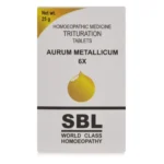 SBL Homeopathy Aurum Metallicum 6X Trituration Tablets 25gm