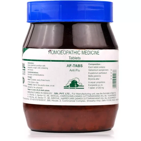 SBL Homeopathy AF Tabs 450gm
