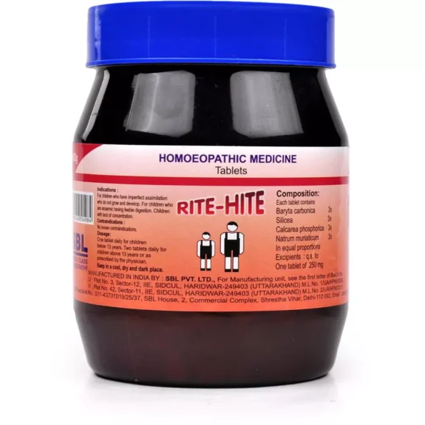 SBL Homeopathy Rite Hite , Rite Hite tabs sbl, SBL Rite Hite usa, SBL Rite Hite ebay, SBL Rite Hite movingaze
