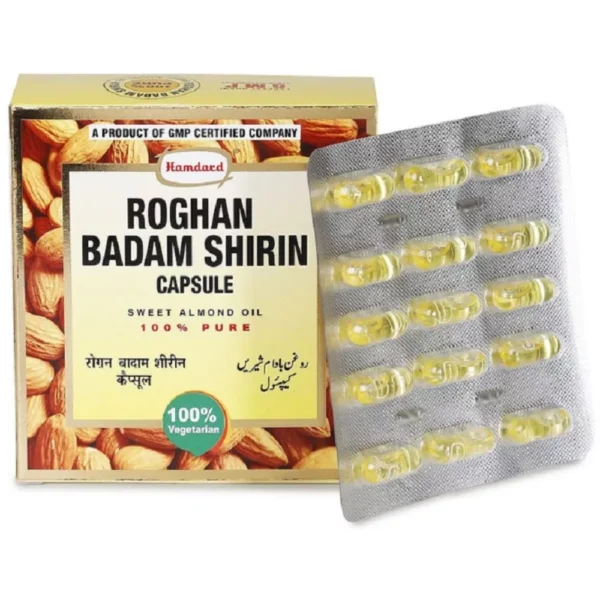 Hamdard Roghan Badam Shirin 60 Capsule