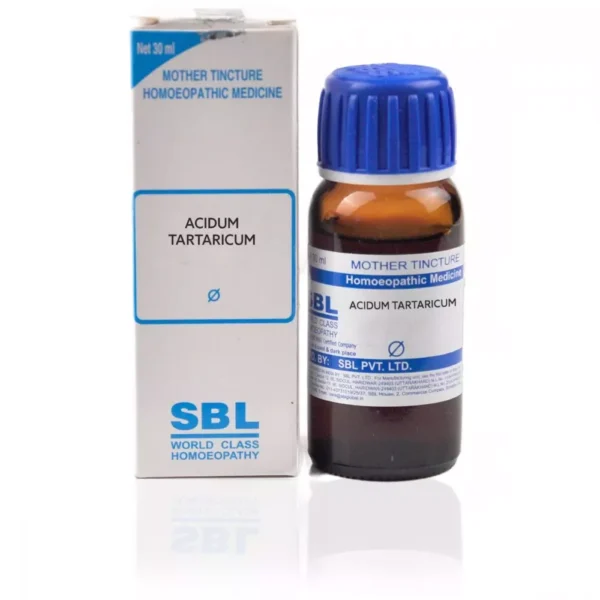 SBL Homeopathy Acidum Tartaricum Mother Tincture Q 30ml