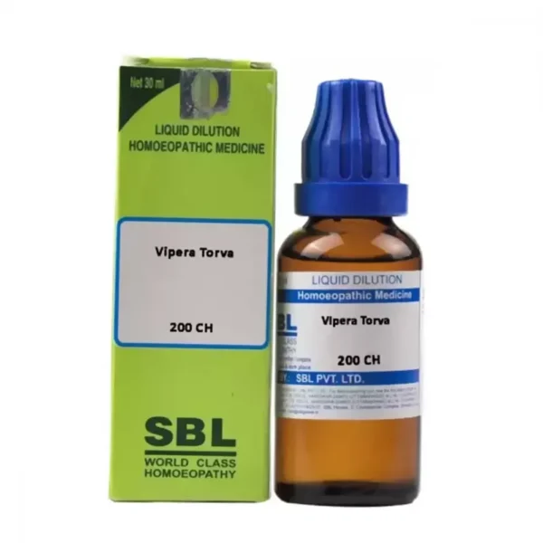 SBL Homeopathy Vipera Torva Dilution 200 CH (30ml)