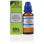 SBL Homeopathy Aurum Muriaticum Natronatum Dilution 1000 CH (30ml)