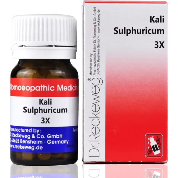 Dr Reckeweg Kali Sulphuricum 3X Biochemic Tabs 20gm