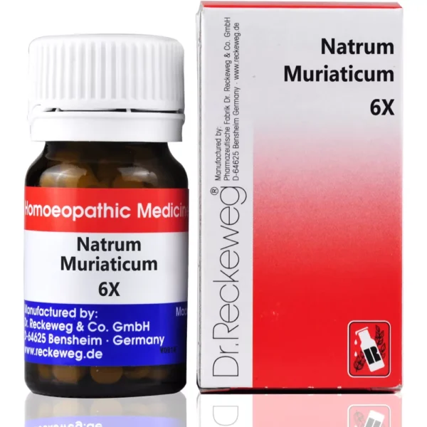 Dr Reckeweg Natrum Muriaticum 6X Biochemic Tabs 20gm