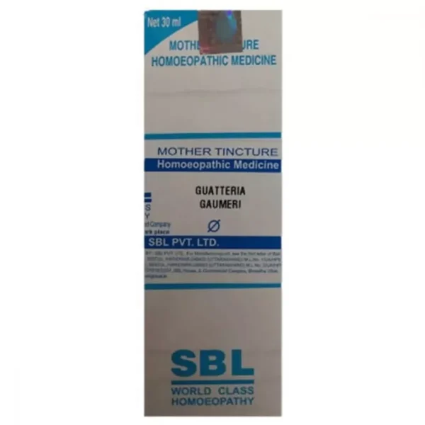 SBL Homeopathy Guatteria Gaumeri Mother Tincture Q 30ml