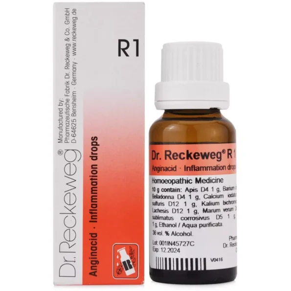 Dr Reckeweg R1 usa, Dr Reckeweg R1 Anginacid Drops, Dr Reckeweg R1, Reckeweg R1 ebay, R1 movingaze