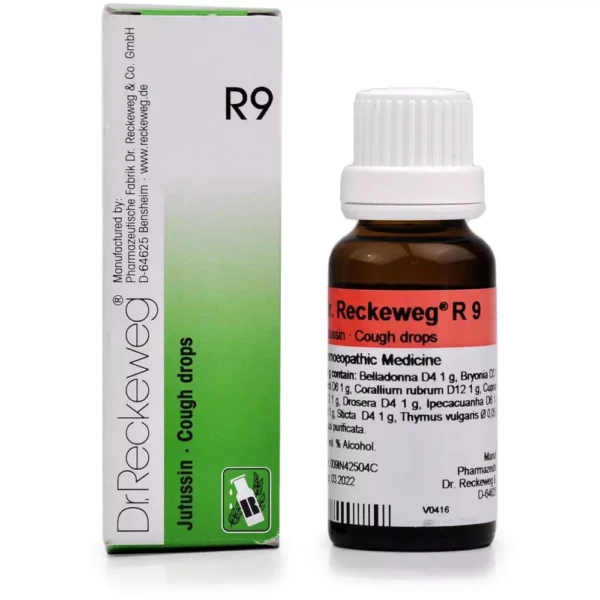 Dr Reckeweg R9 Jutussin Drops 22ml