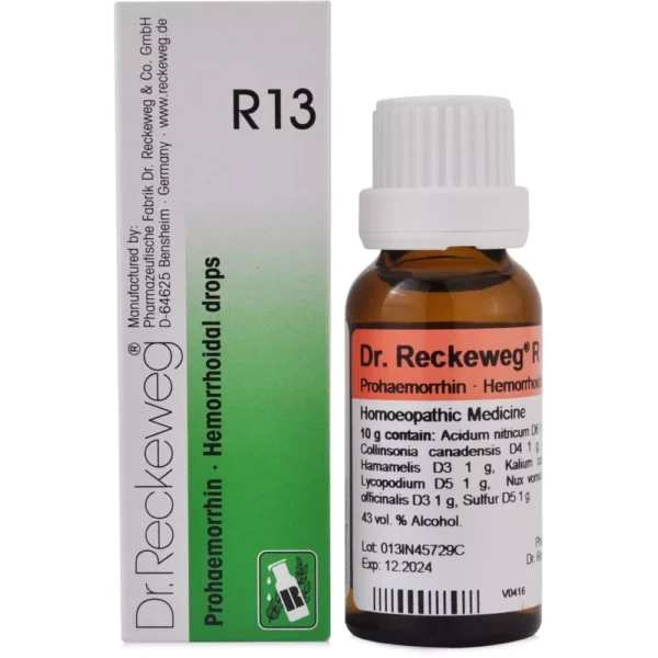 Dr Reckeweg R13 Prohaemorrin Drops 22ml