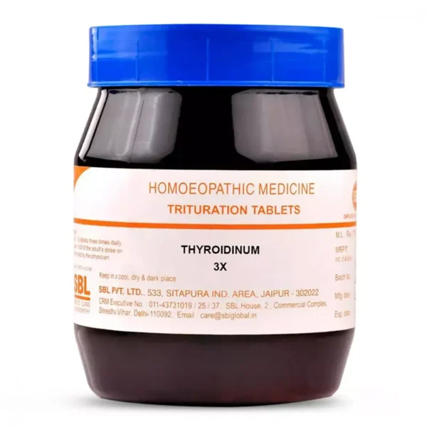 SBL Homeopathy Thyroidinum 3X Trituration Tablets 450gm