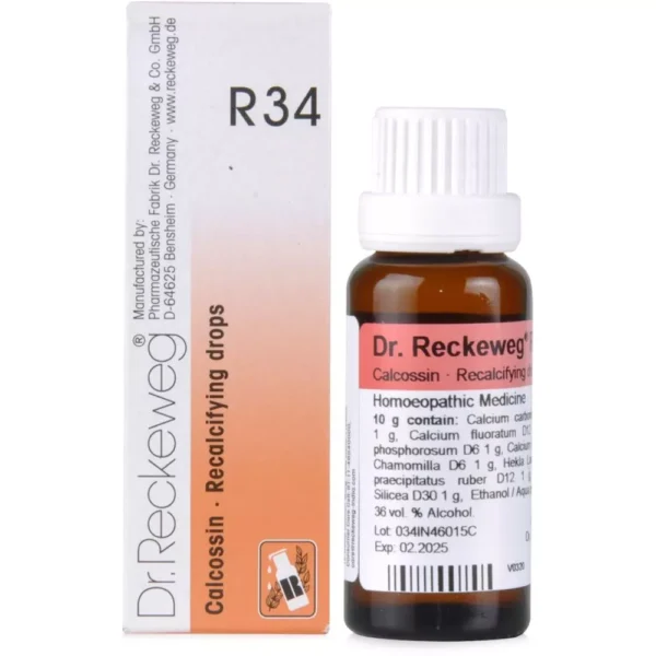 Dr Reckeweg R34 Calcossin Drops 22ml