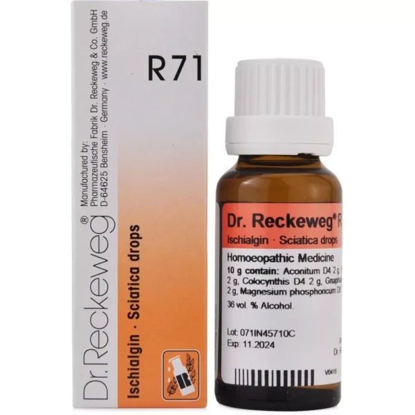 Dr Reckeweg R71 Ischialgin Drops 22ml