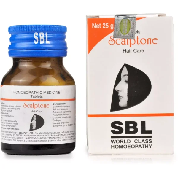 SBL Homeopathy Scalptone Tabs 25gm