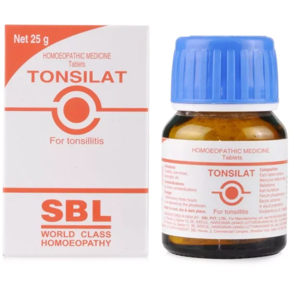 SBL Homeopathy Tonsilat Tabs 25gm