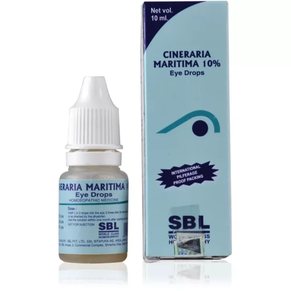 SBL Homeopathy Cineraria Maritima (10%) Eye Drops 10ml