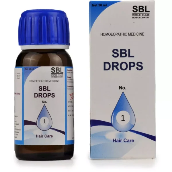 SBL Homeopathy Drops No 1 Hair Care 30ml
