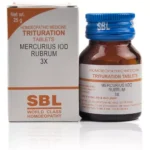 SBL Homeopathy Mercurius Iodatus Rubrum 3X Trituration Tablets 25gm