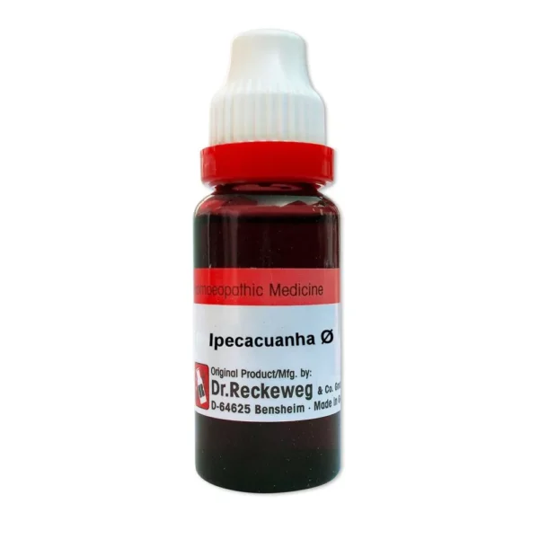 Dr Reckeweg Ipecacuanha Mother Tincture Q 20ml