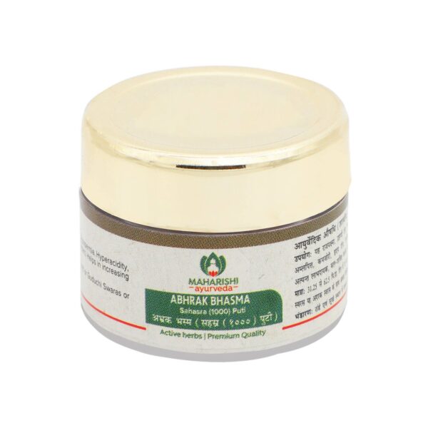 Maharishi Ayurveda Abhrak Bhasma Sahasra (1000) Puti 1 gm