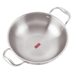 Hazel Triply Stainless Steel Induction Bottom Kadhai