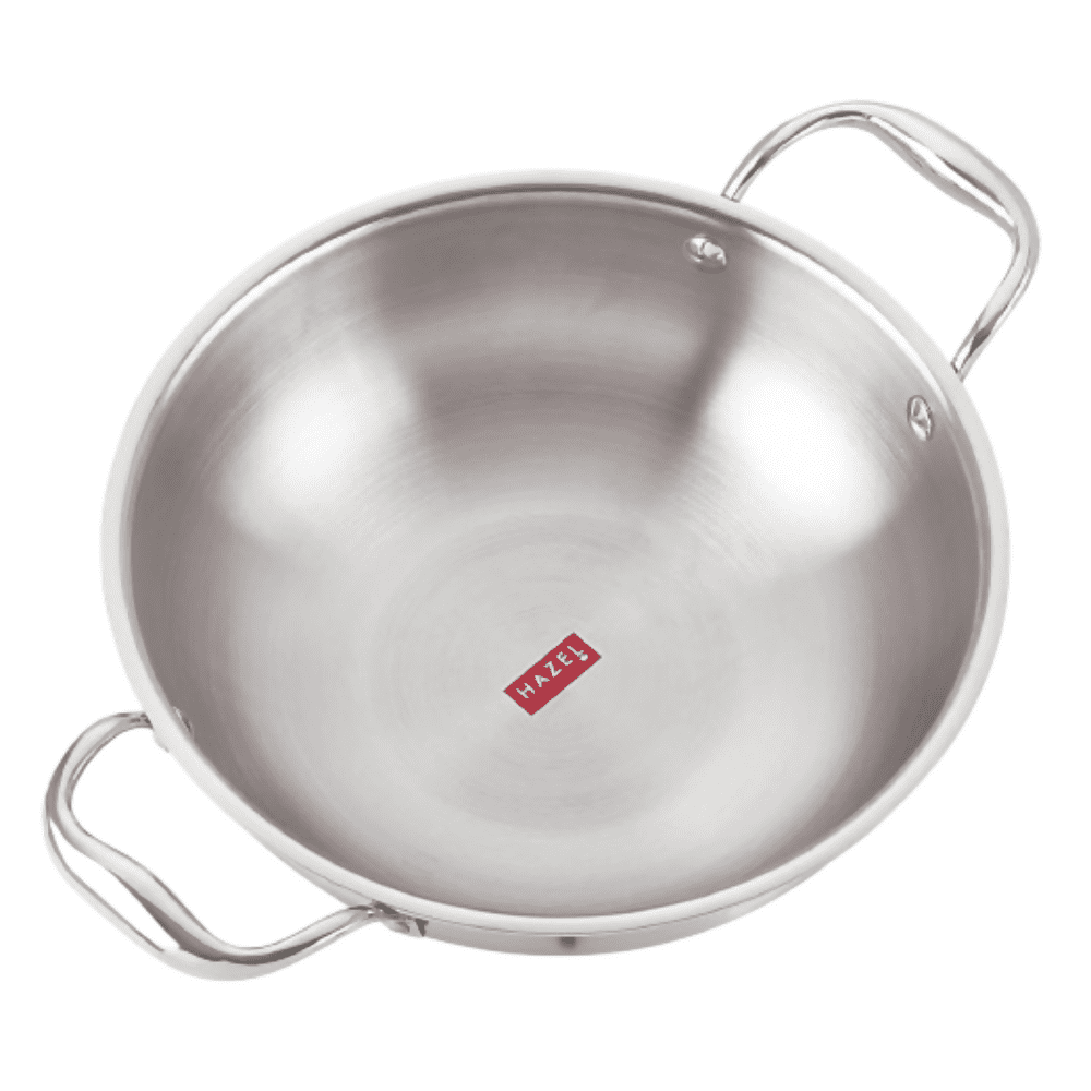 Hazel Triply Stainless Steel Induction Bottom Kadhai