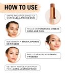 Makeup Revolution Fast Base Stick Foundation - F7 - Image 5