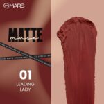MARS Cosmetics Mousse Matte Lipstick - Leading Lady - Image 6